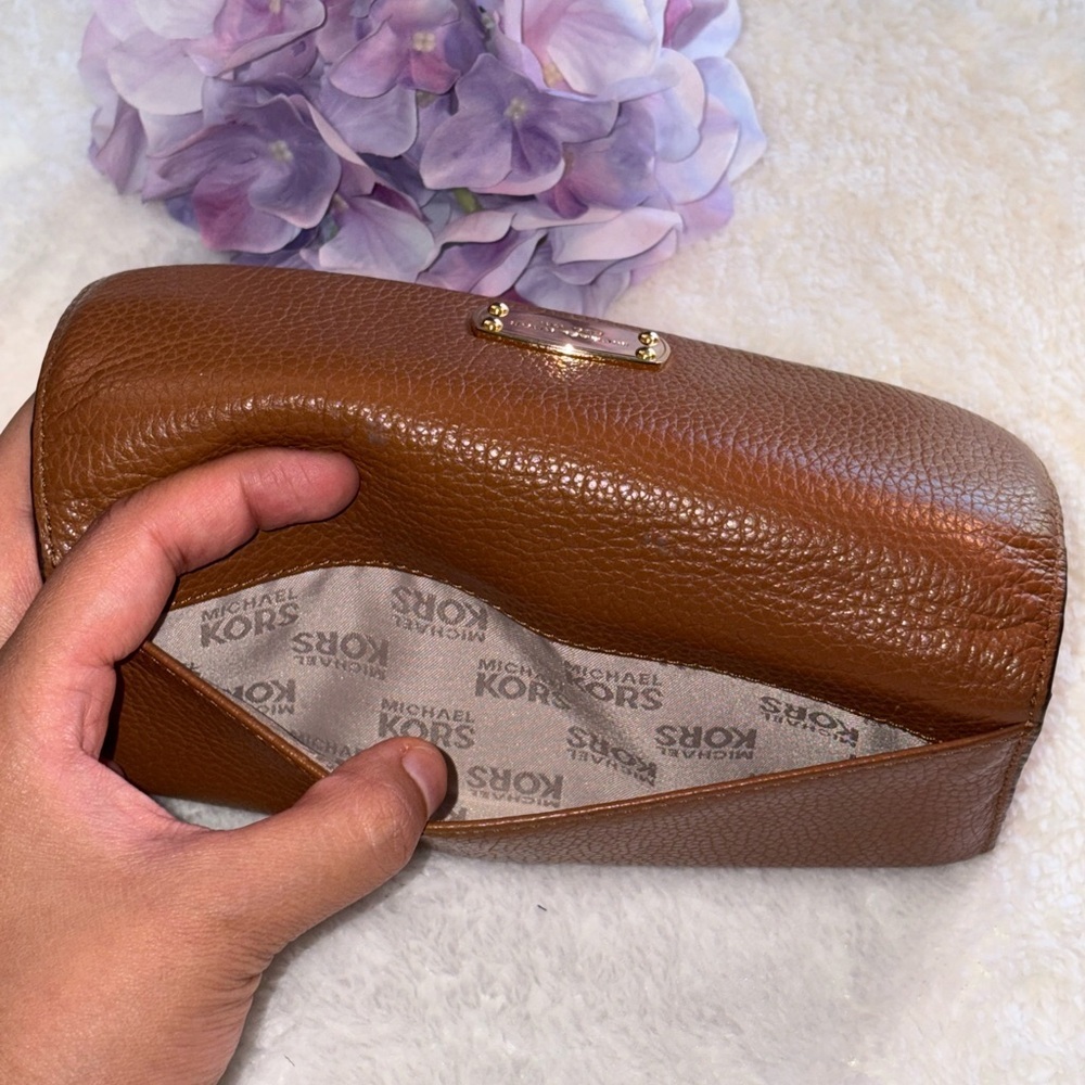 Michael Kors Brown Leather Wallet - Picture 10 of 11